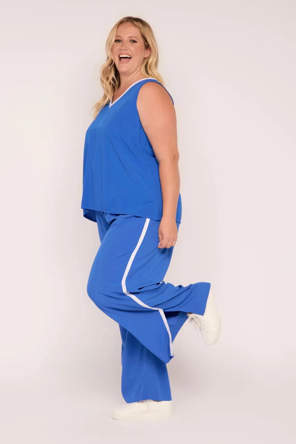 Breezy Pant in Blueberry Delight