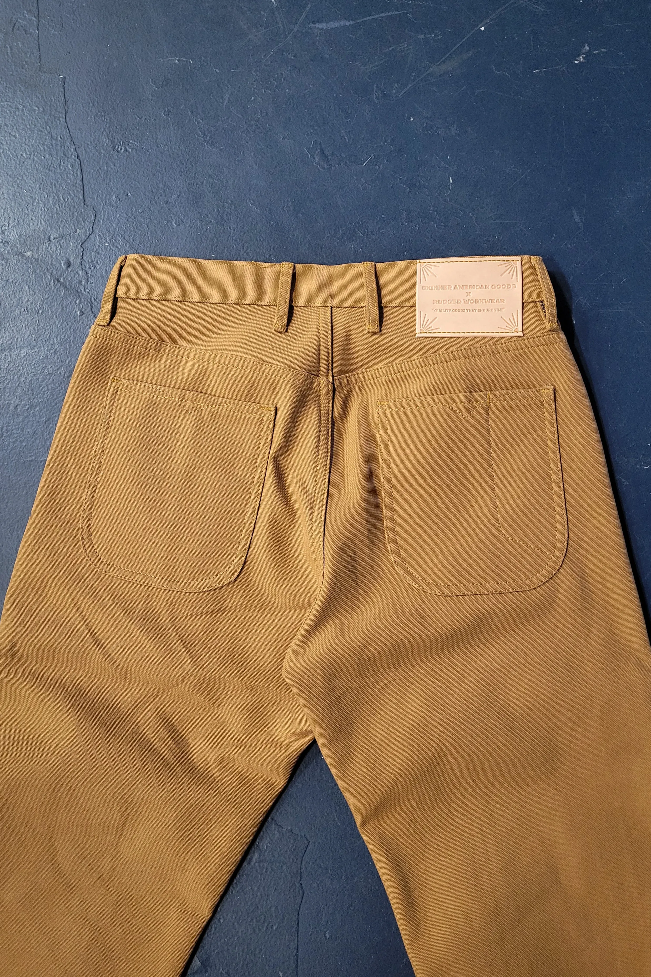 Casual Denim Pants - 12oz. USA Tan Canvas