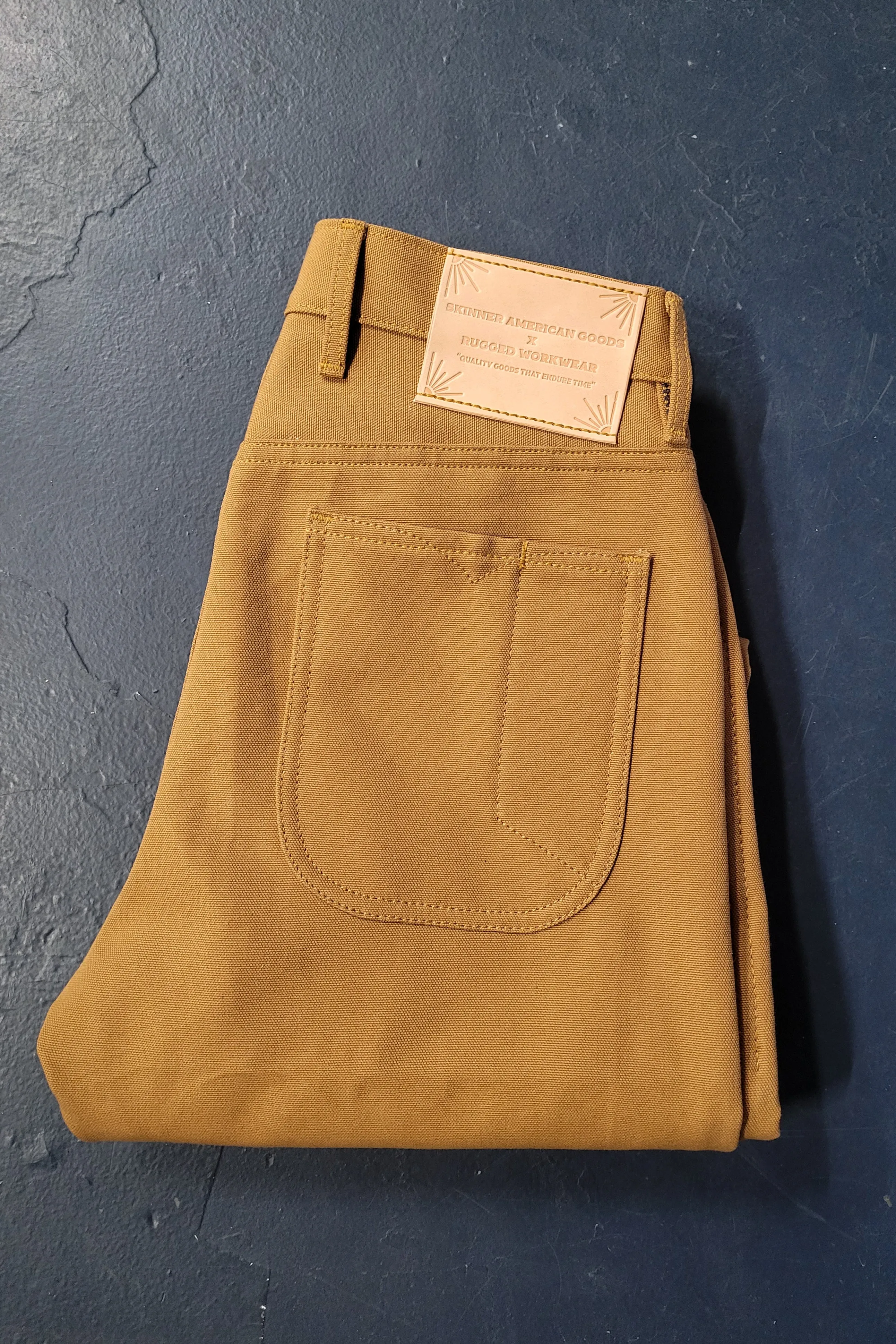 Casual Denim Pants - 12oz. USA Tan Canvas