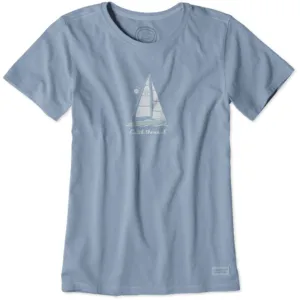 Catch the Wind Crusher T-Shirt by Life is good