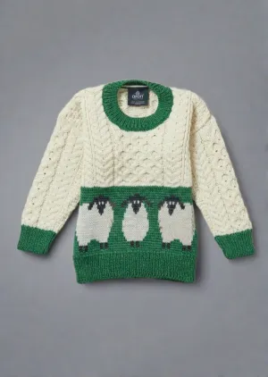 Children's Aran Sheep Sweater