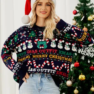 Christmas Sweater Knitted Warm Pullover Sweater