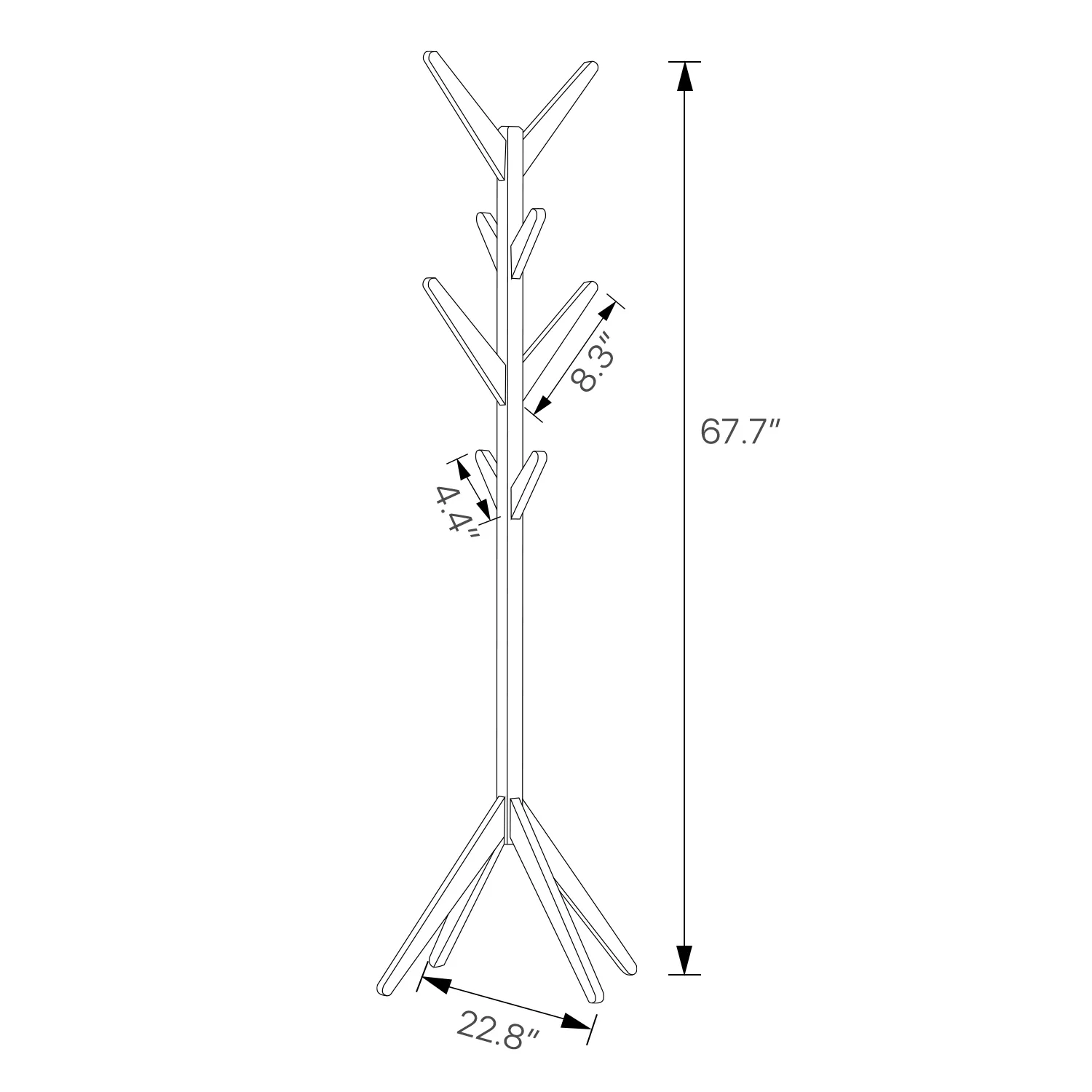 Coat Tree Stand - Urban