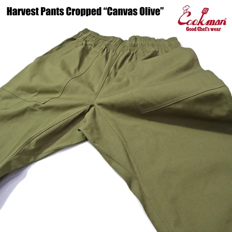 Cookman Harvest Pants Cropped Canvas - Olive