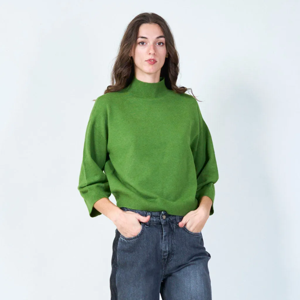 Cozy mock neck sweater wholesale