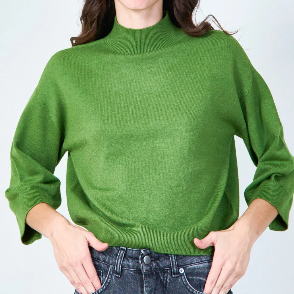 Cozy mock neck sweater wholesale