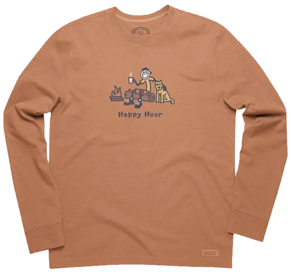 Crusher L/S Happy Hour T-Shirt by Life is good