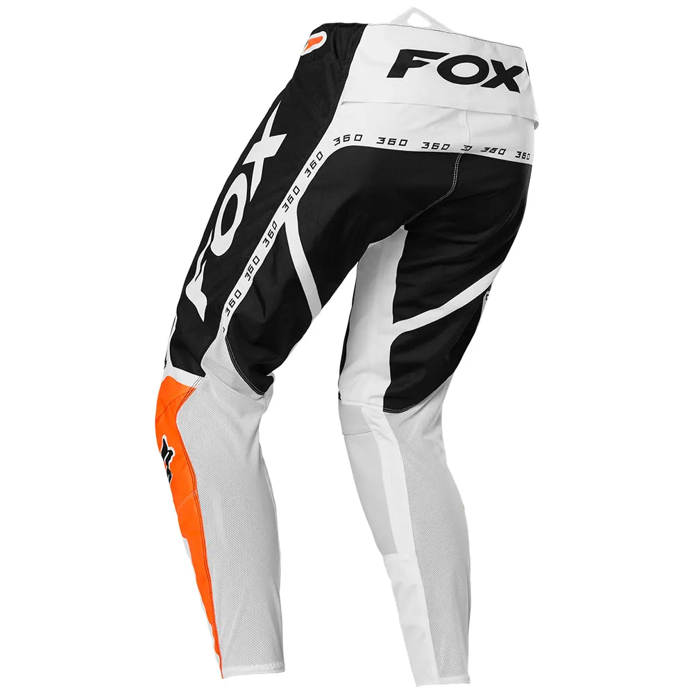 FOX 360 DVIDE PANTS [BLACK/WHITE/ORANGE]