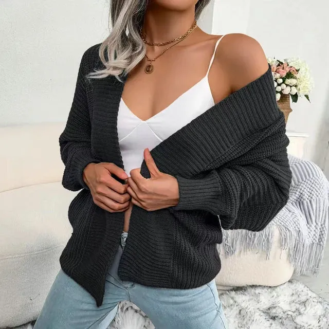 Gigi - Women's Long Sleeve Knitted Vest