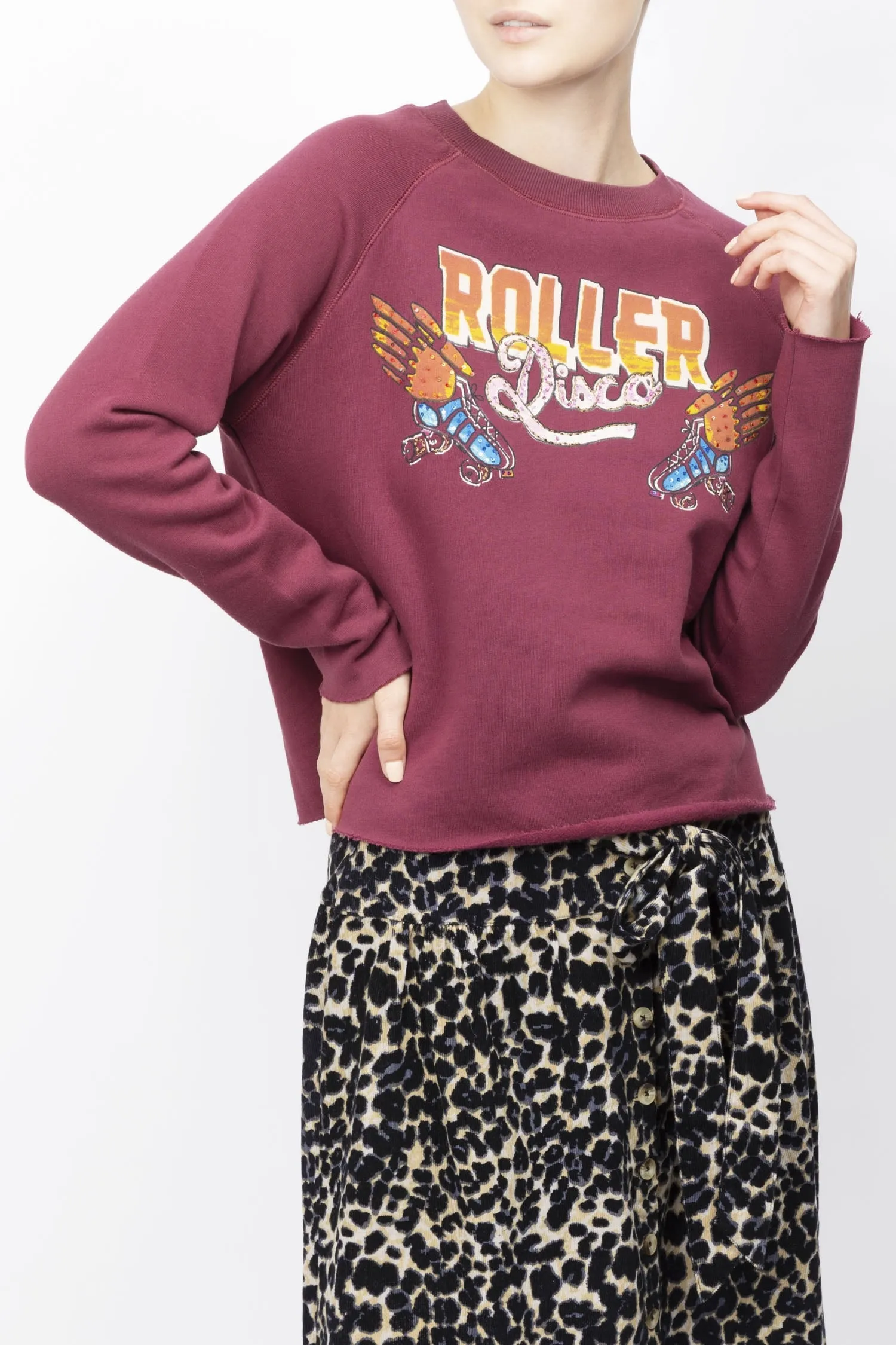 Graphic Printed Cotton Sweatshirt