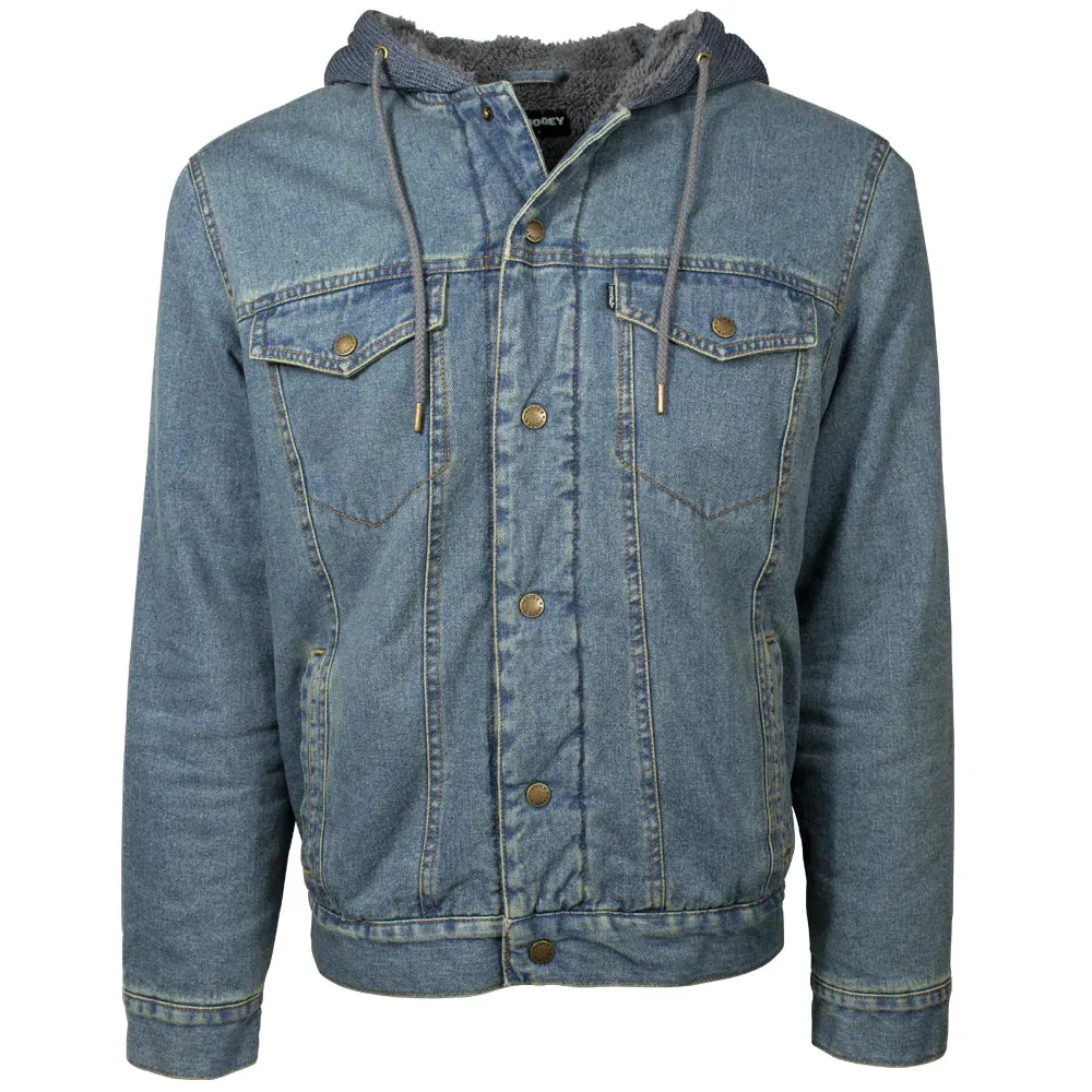 Hooey Denim Jacket With Hood