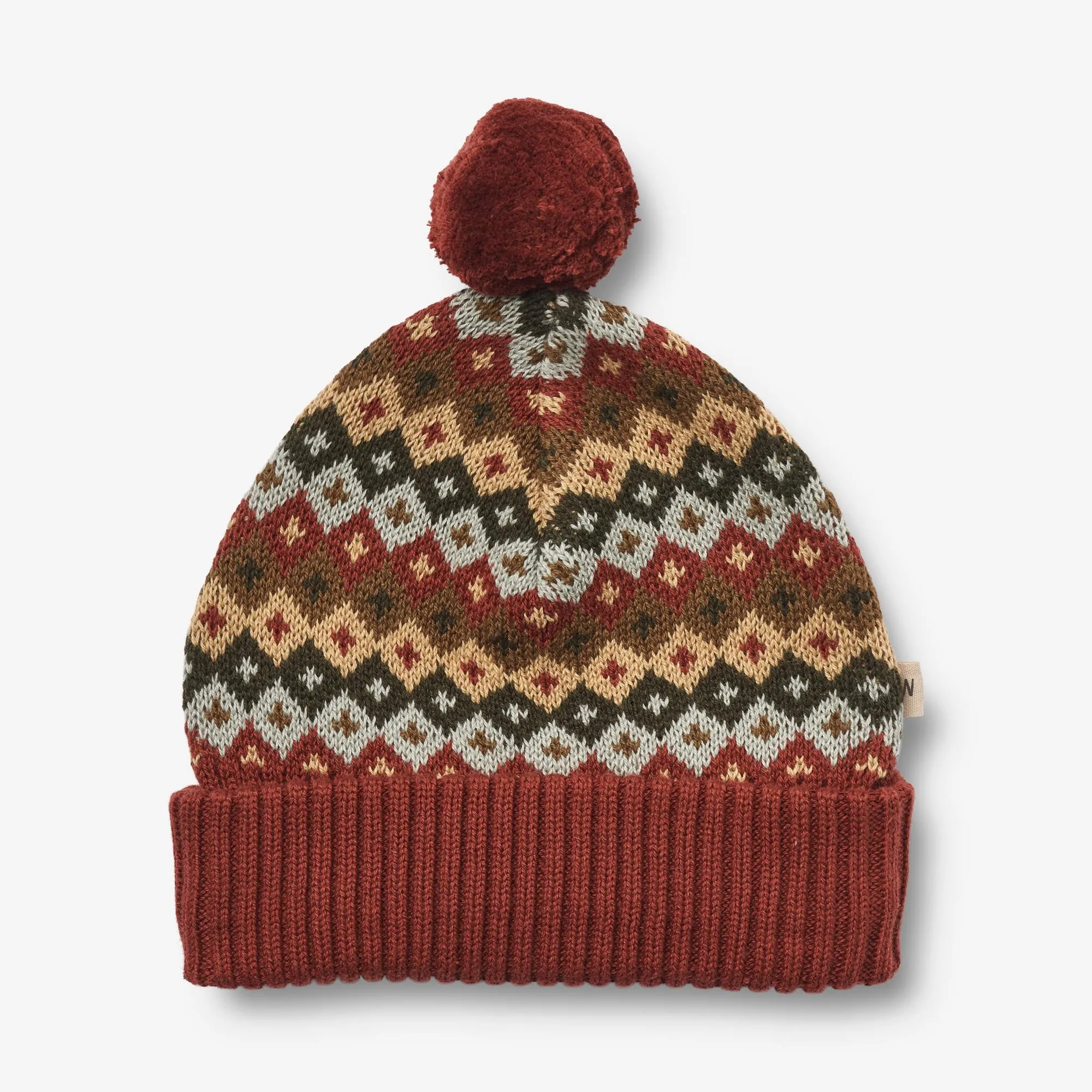 Knit Beanie Nolo - multi red