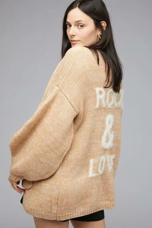 Knit Long Sleeve Cardigan