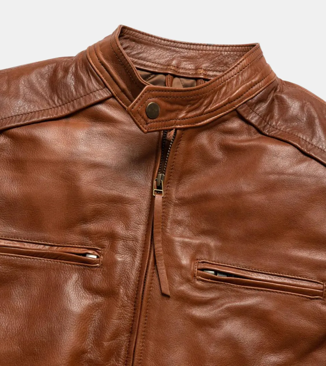 Legacy Brown Men's Biker Leather Jacket