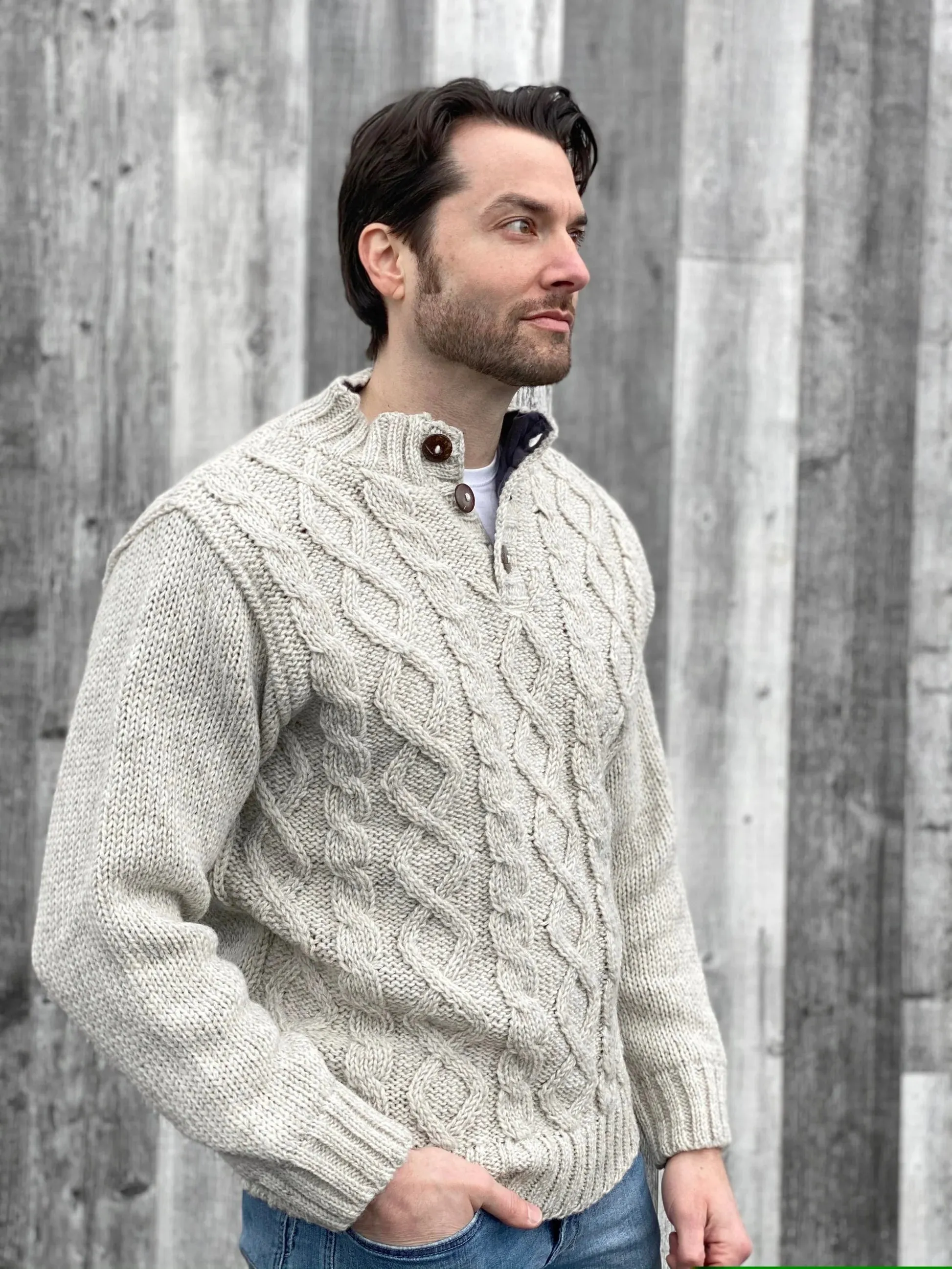 Lost Horizons Men's Connery Wool Sweaters Medium - Handmade in Nepal!