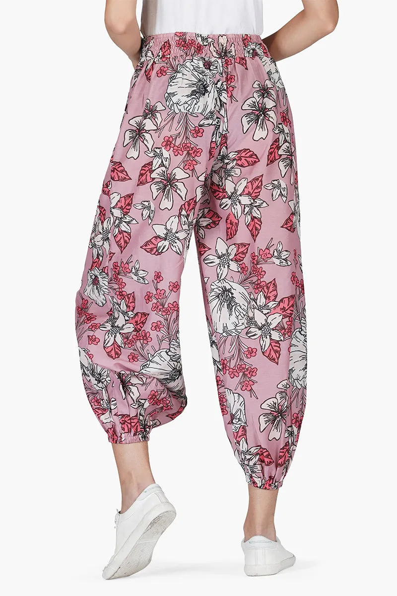 Marsala Floral Pant