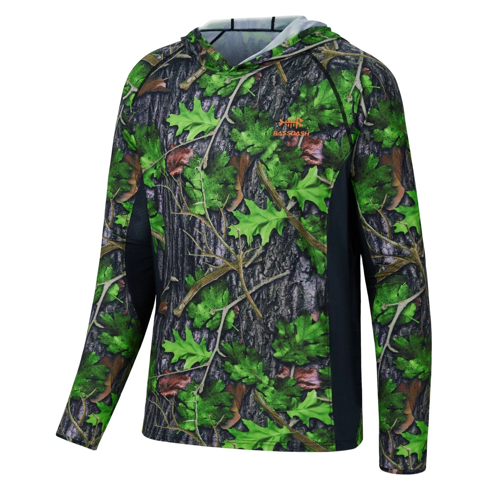 Men's Lightweight Hunting Camo Hoodie Shirt FS30M