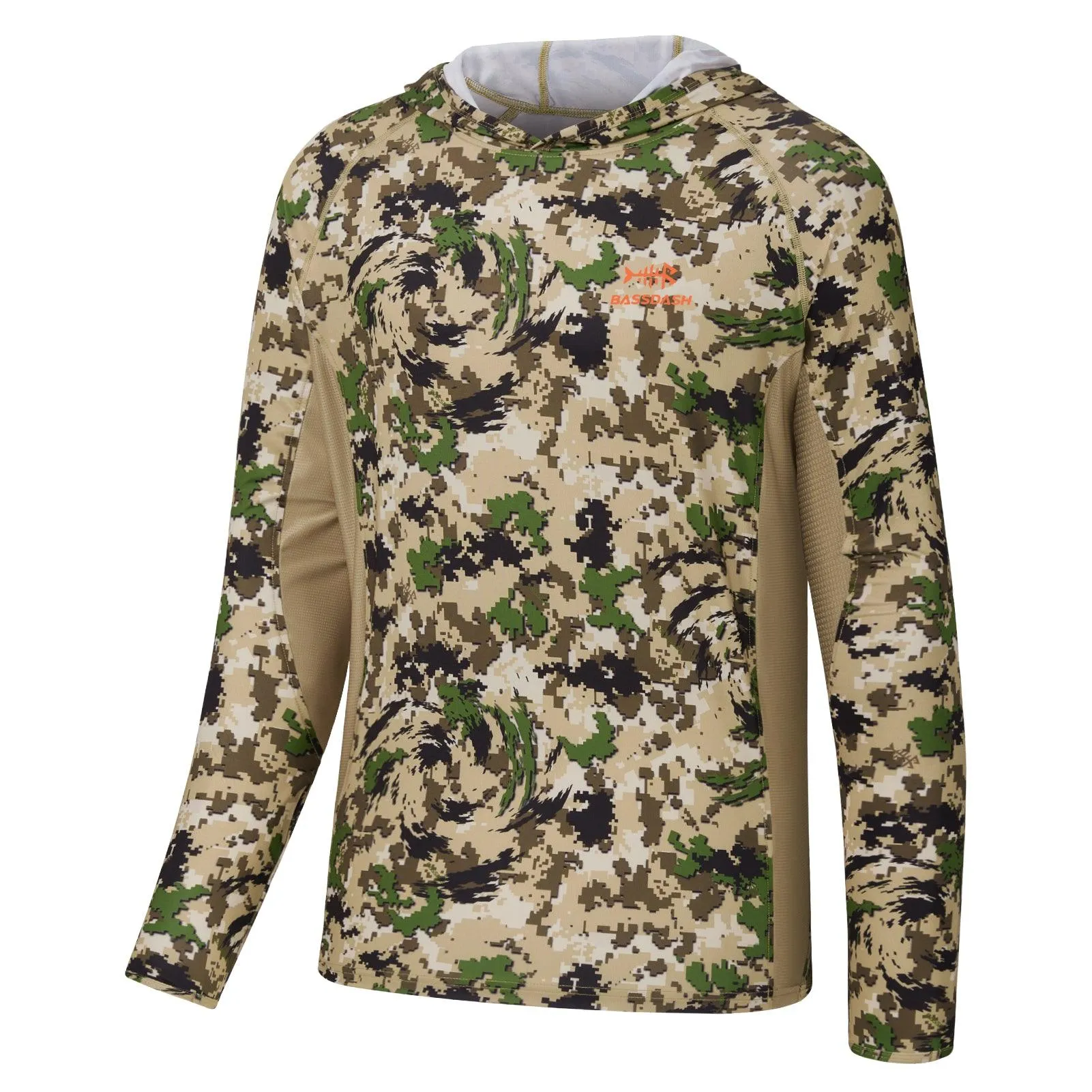 Men's Lightweight Hunting Camo Hoodie Shirt FS30M