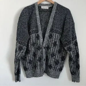 Michael Gerald Vintage Oversized Knit Cardigan