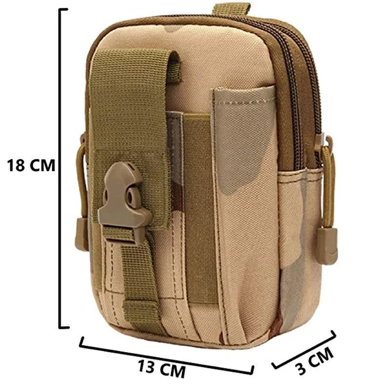 Multipurpose Pouch Waist Bag Sand Color