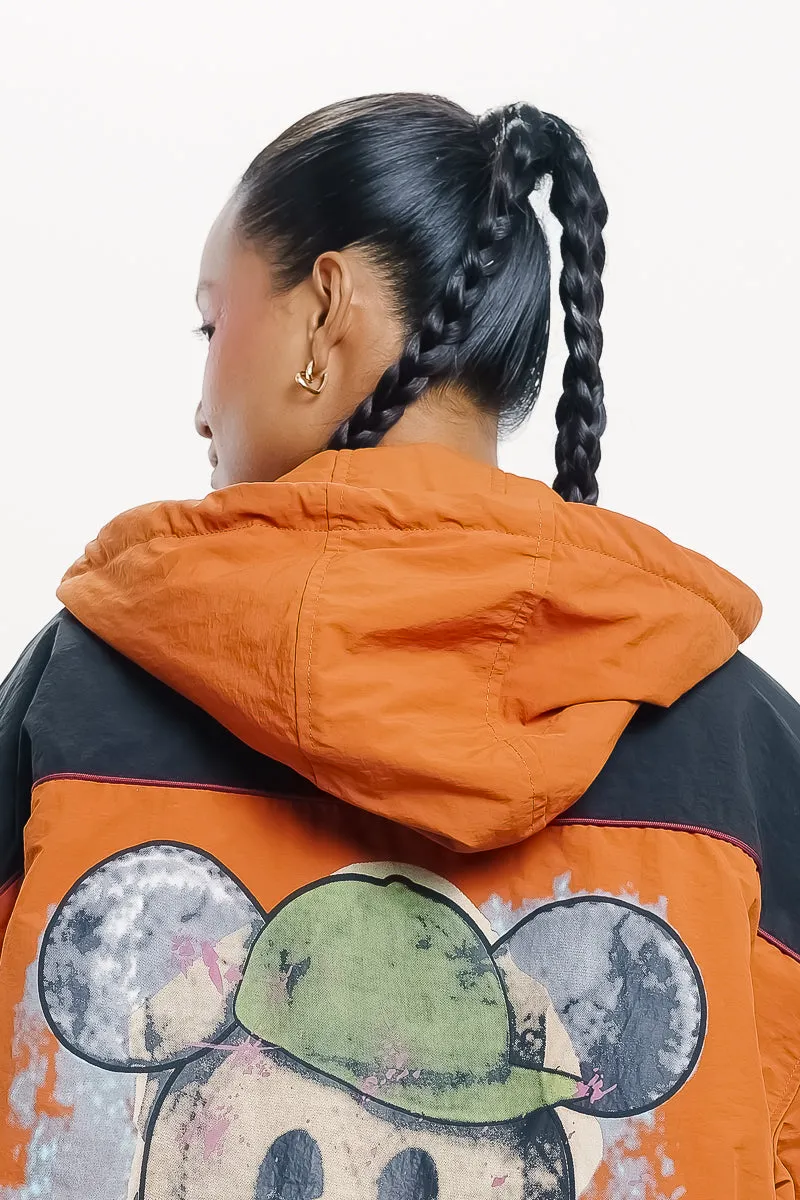 Orange Puffer Jacket