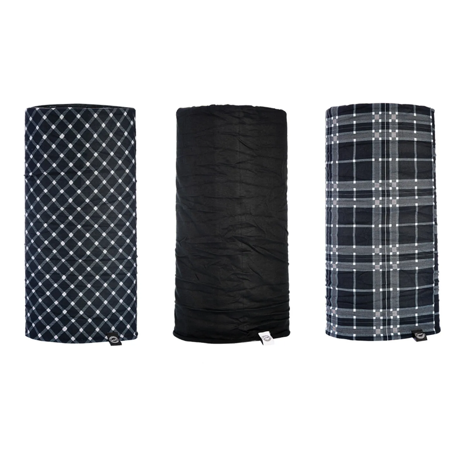 Oxford Comfy - Black & White Tartan (3 Pack)