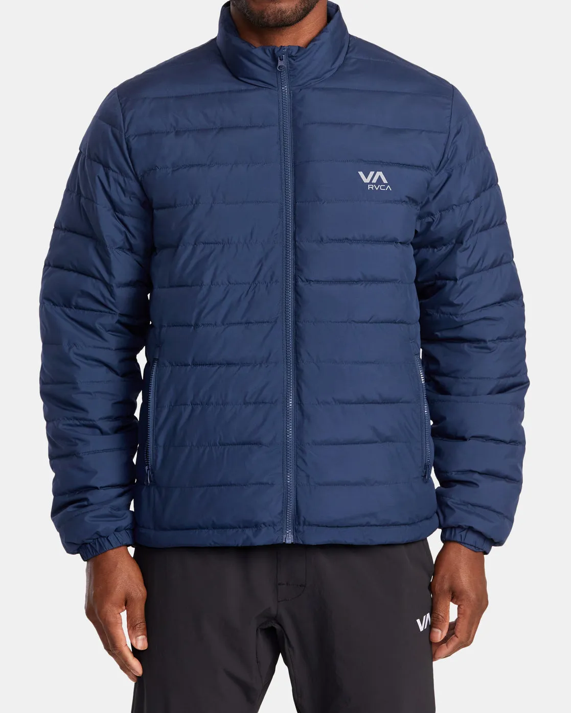 Packable Puffa Jacket - Army Blue