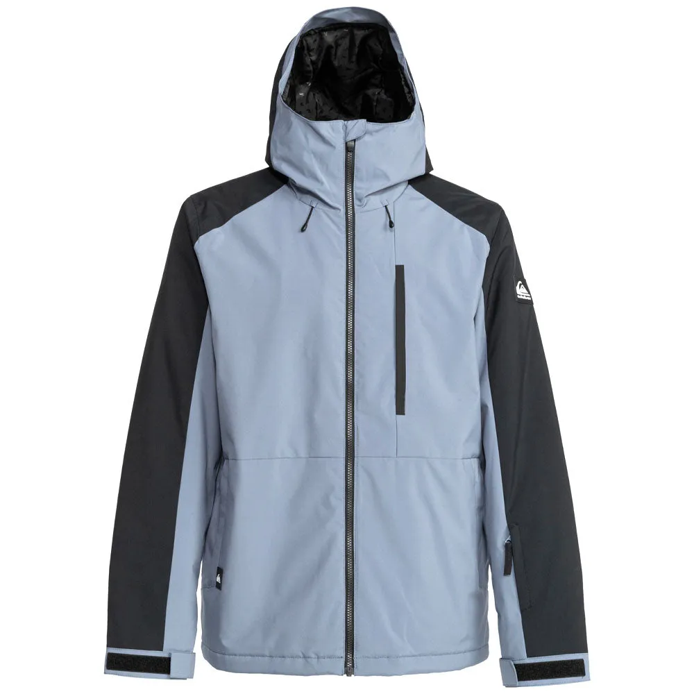 Quiksilver Mission Block Snow Jacket - Flint Stone