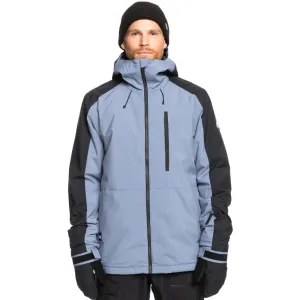 Quiksilver Mission Block Snow Jacket - Flint Stone