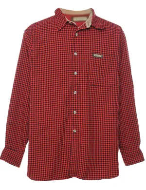 Red & Black Classic Checked Shirt - L