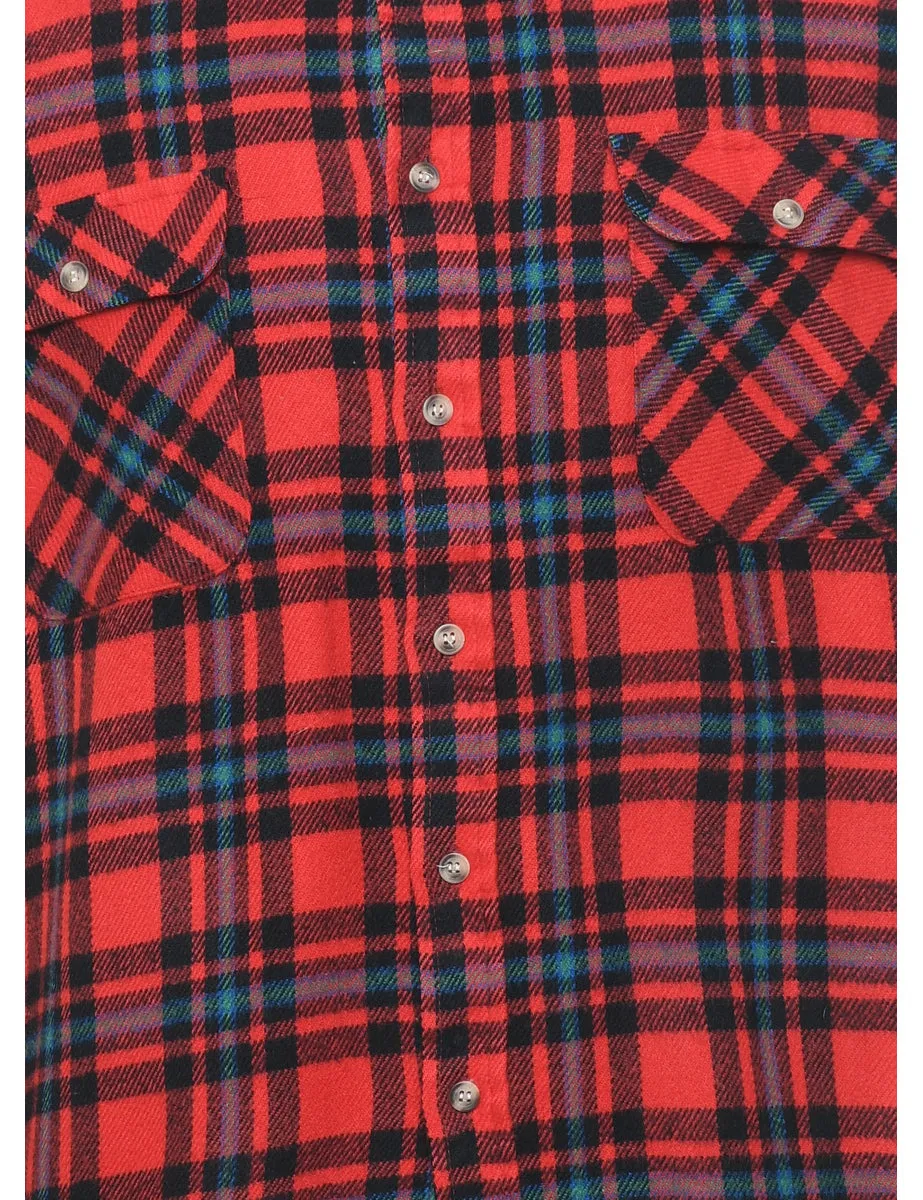 Red Checked Shirt - XL