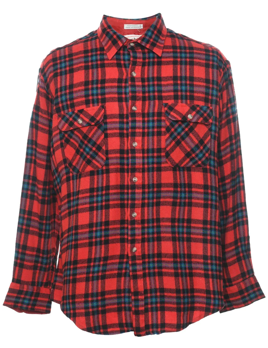 Red Checked Shirt - XL