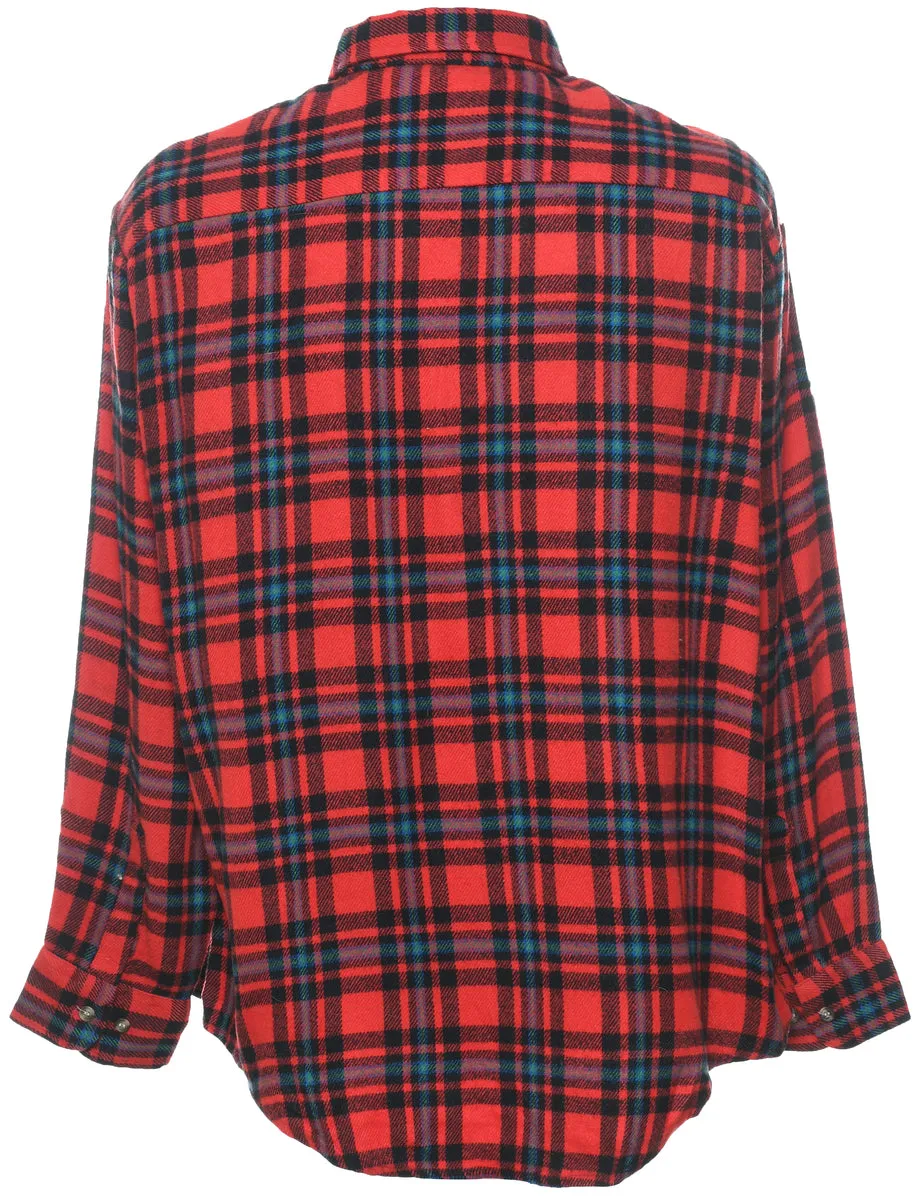 Red Checked Shirt - XL