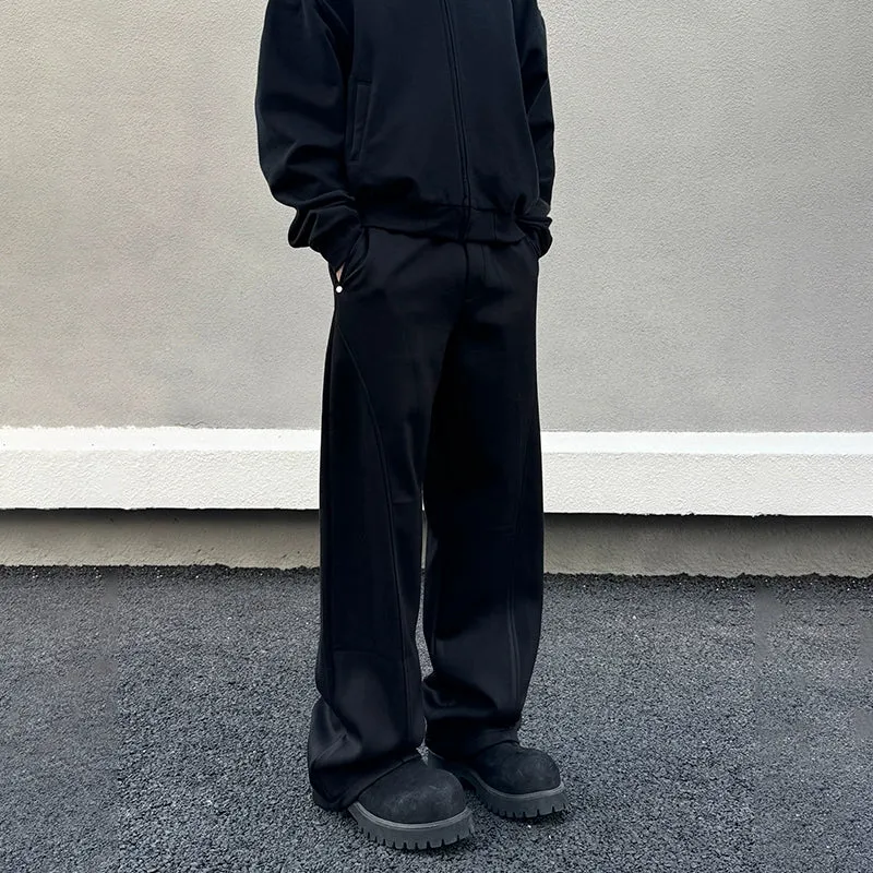 Relaxed Fit Straight Track Pants