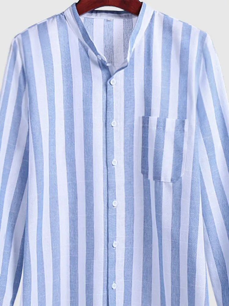 Striped Cotton Shirt 4