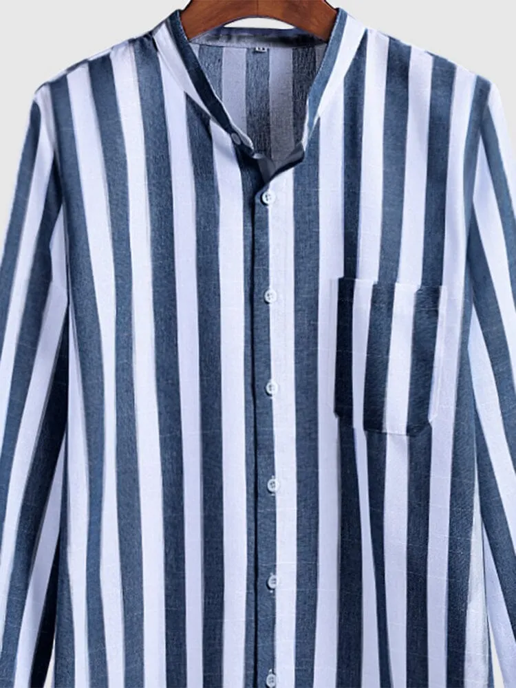 Striped Cotton Shirt 4