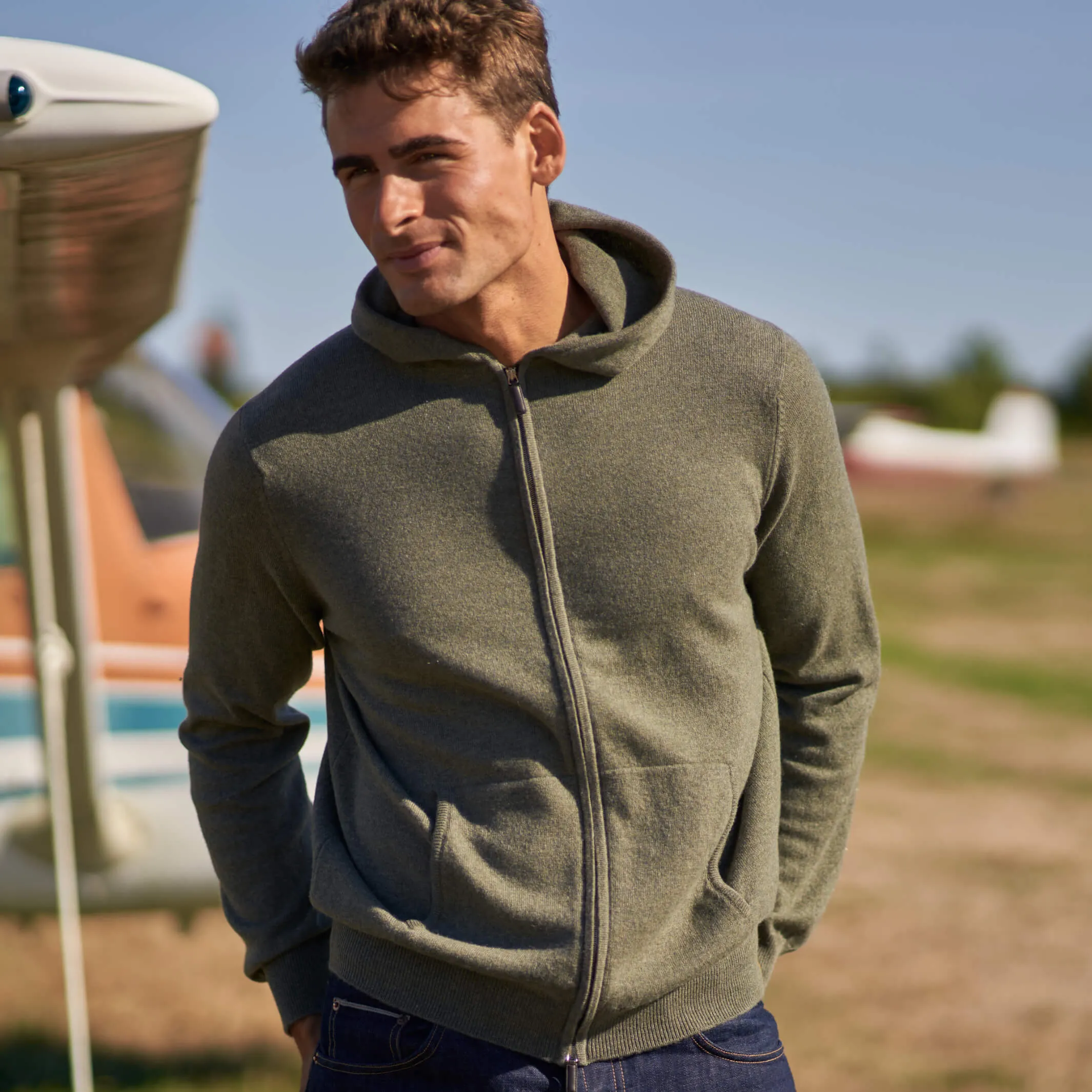 The Arlo 2-ply Cashmere Hoodie