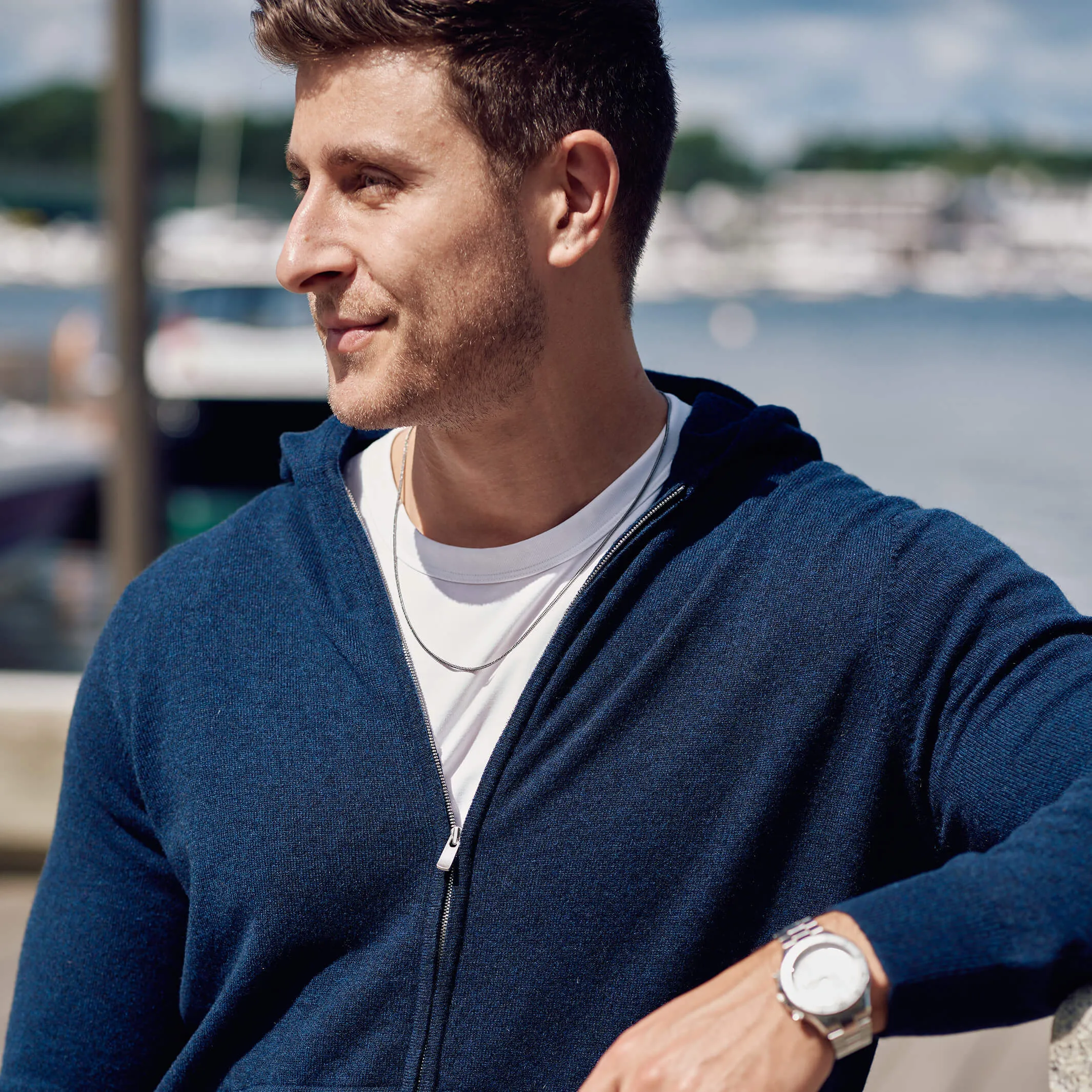 The Arlo 2-ply Cashmere Hoodie