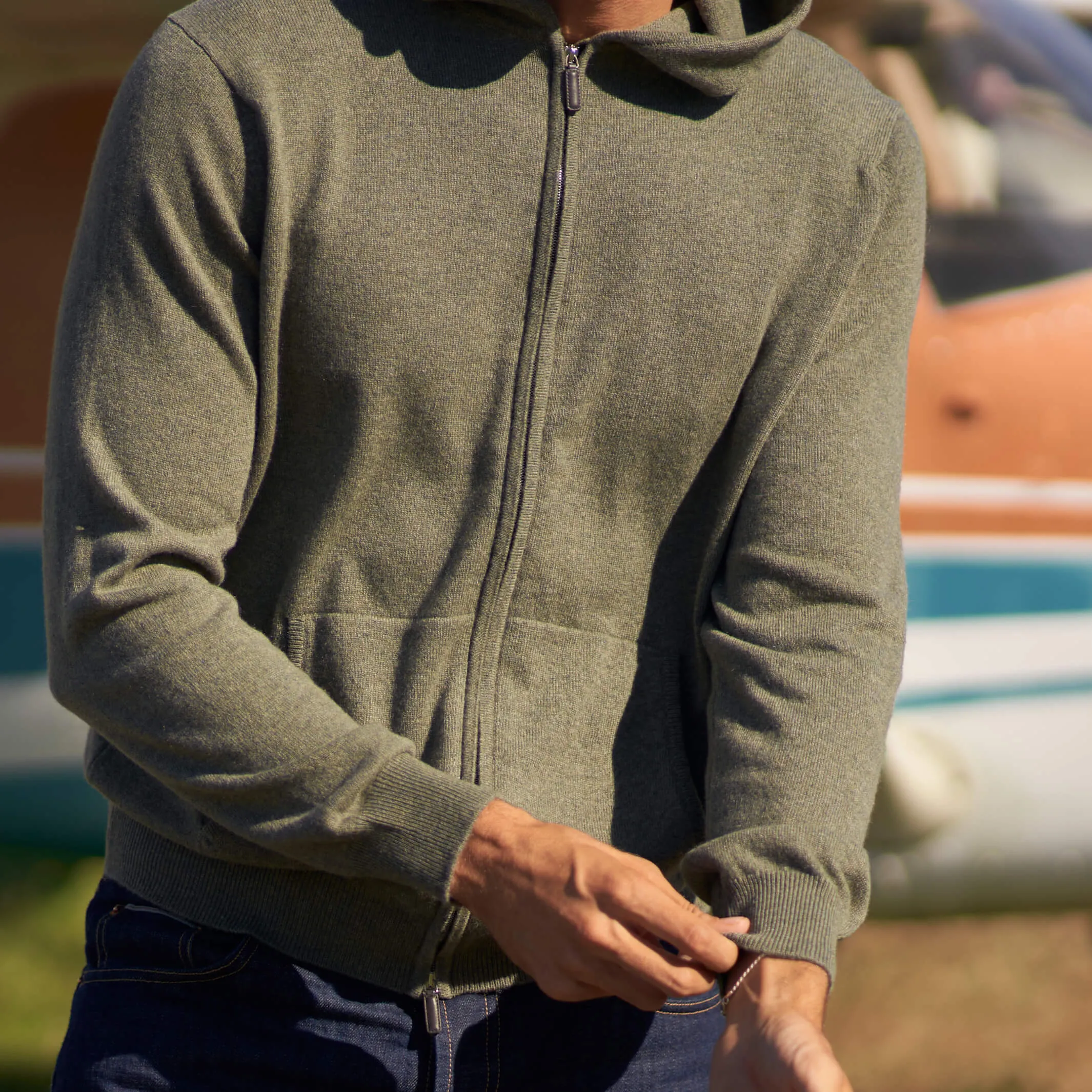 The Arlo 2-ply Cashmere Hoodie