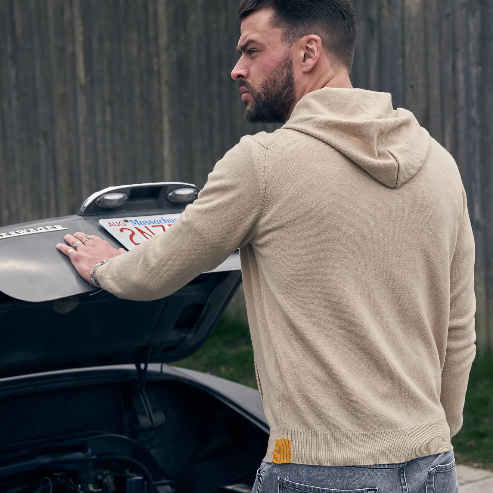 The Arlo 2-ply Cashmere Hoodie