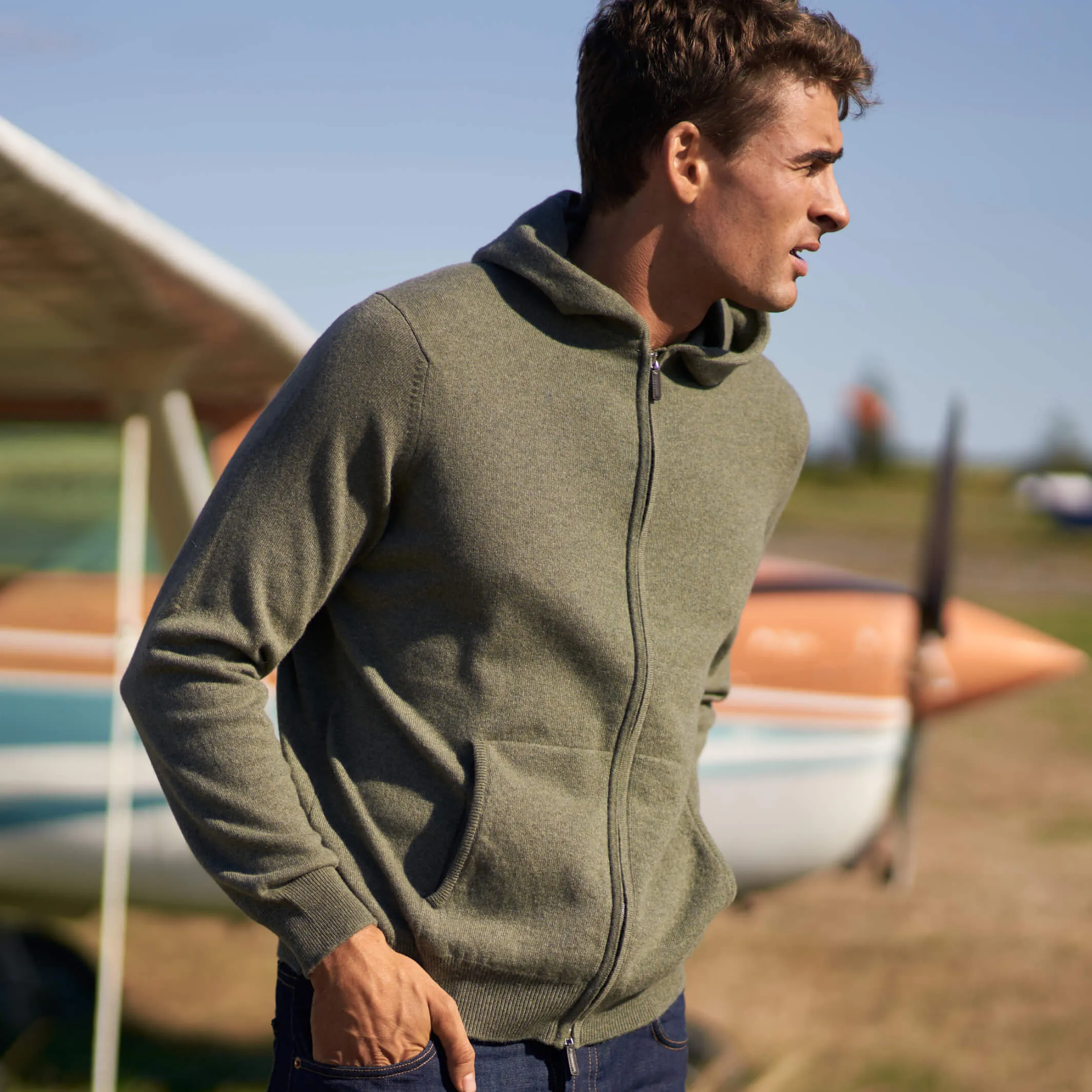 The Arlo 2-ply Cashmere Hoodie