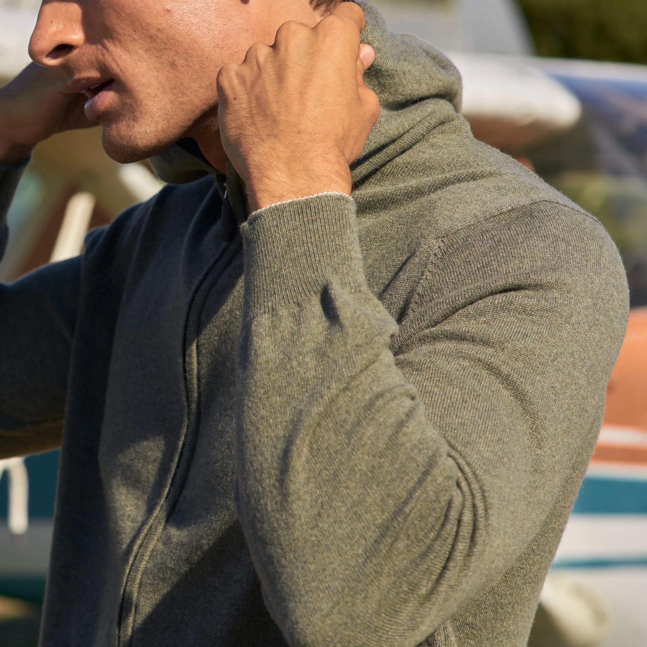 The Arlo 2-ply Cashmere Hoodie