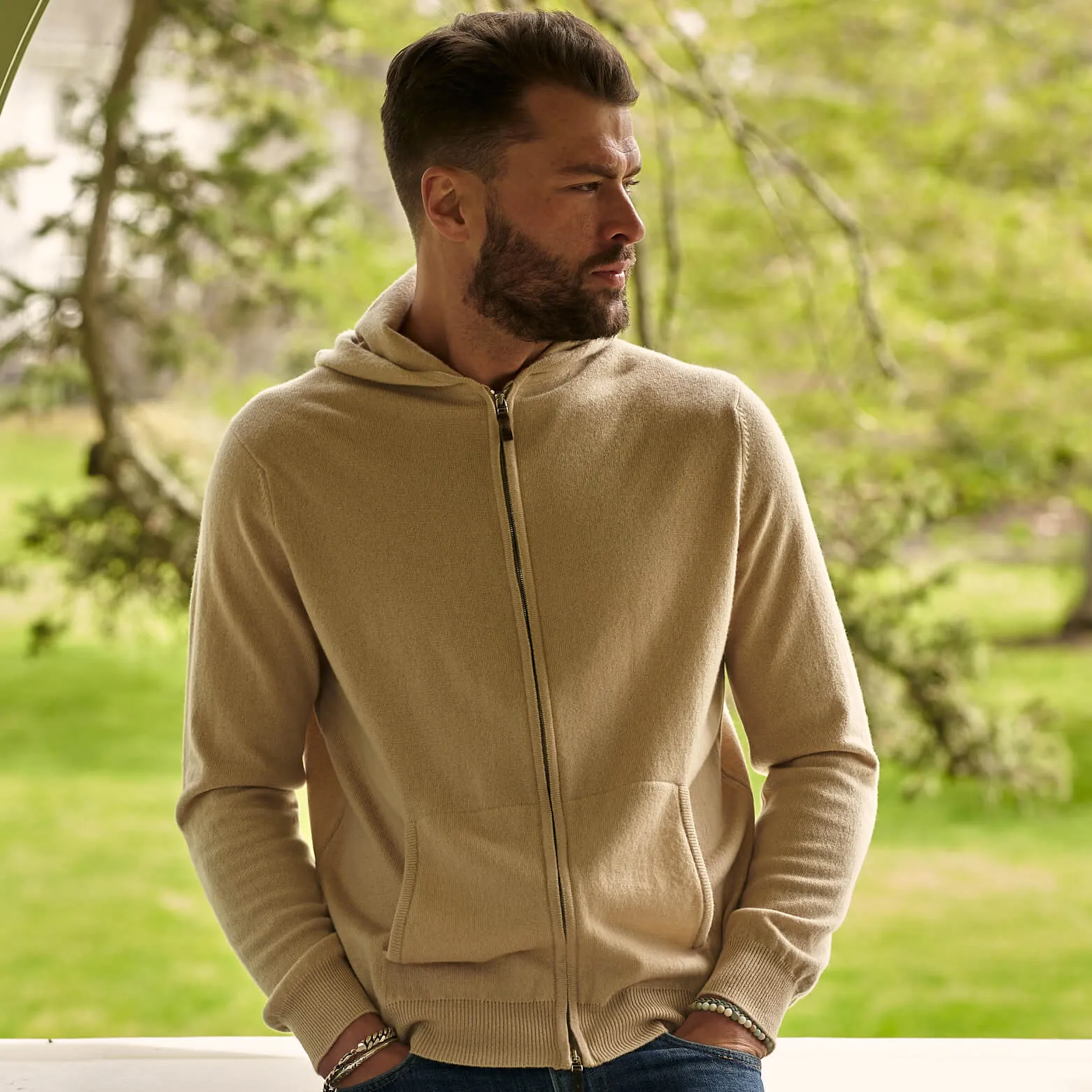 The Arlo 2-ply Cashmere Hoodie