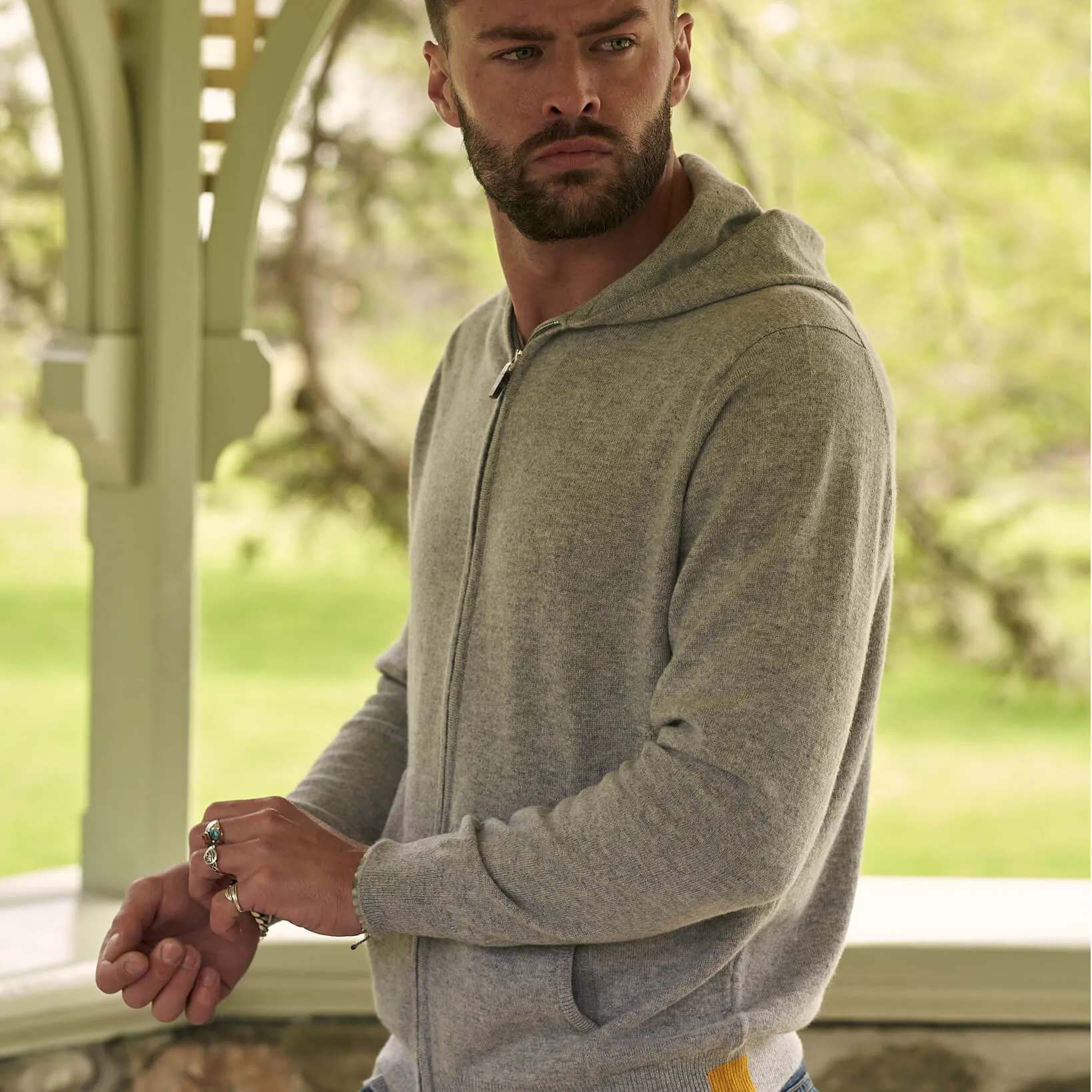 The Arlo 2-ply Cashmere Hoodie