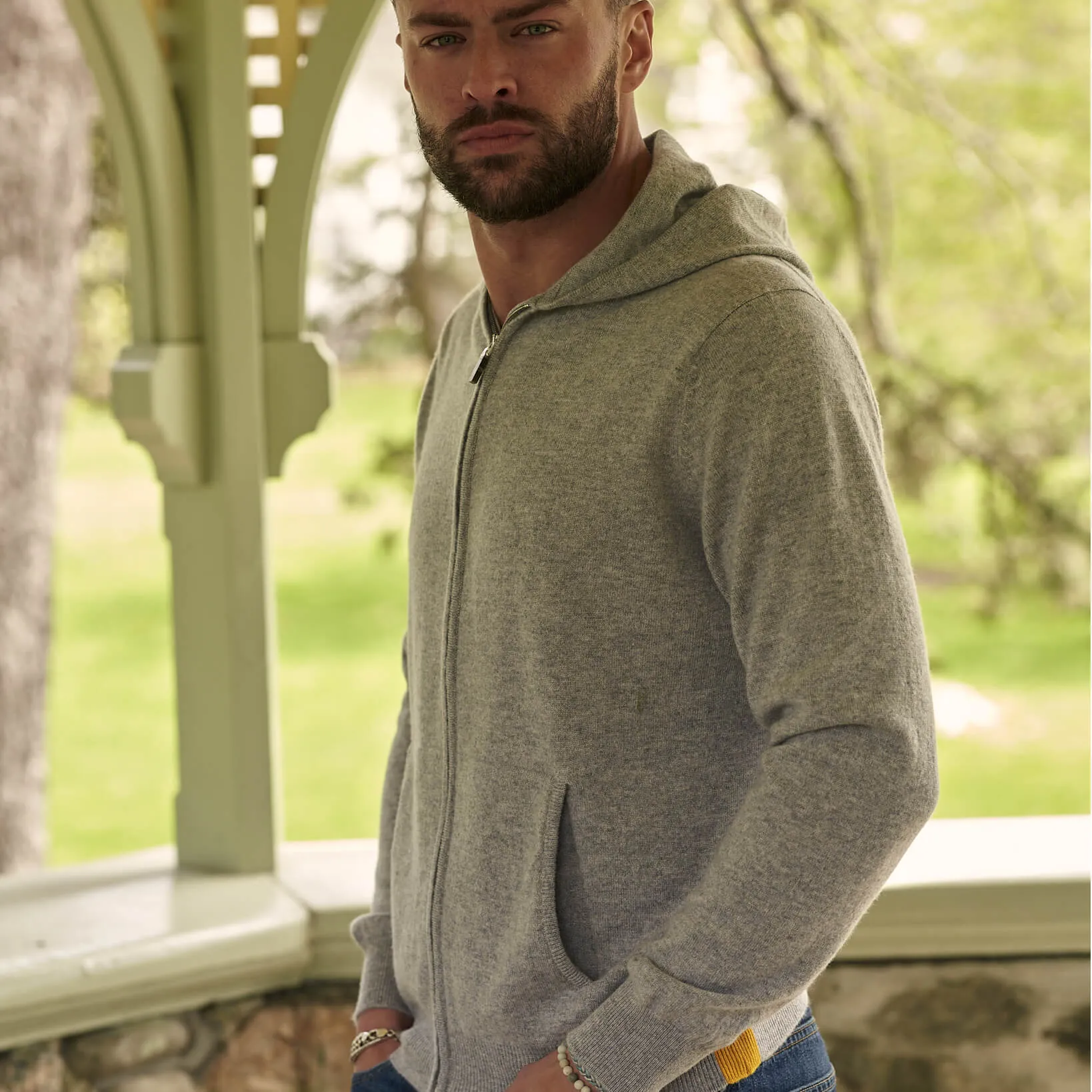 The Arlo 2-ply Cashmere Hoodie