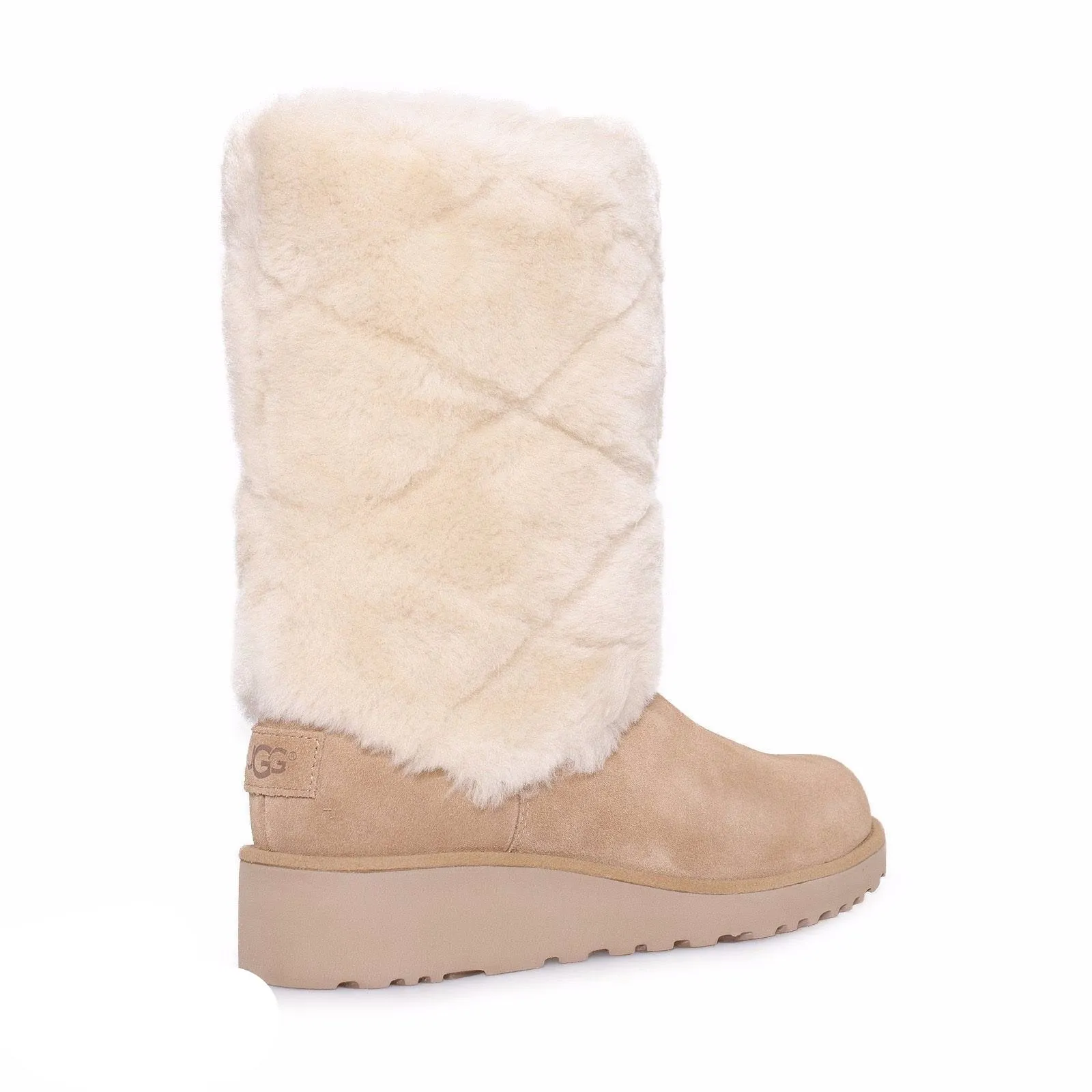 UGG Ariella Luxe Diamond Chestnut Boots