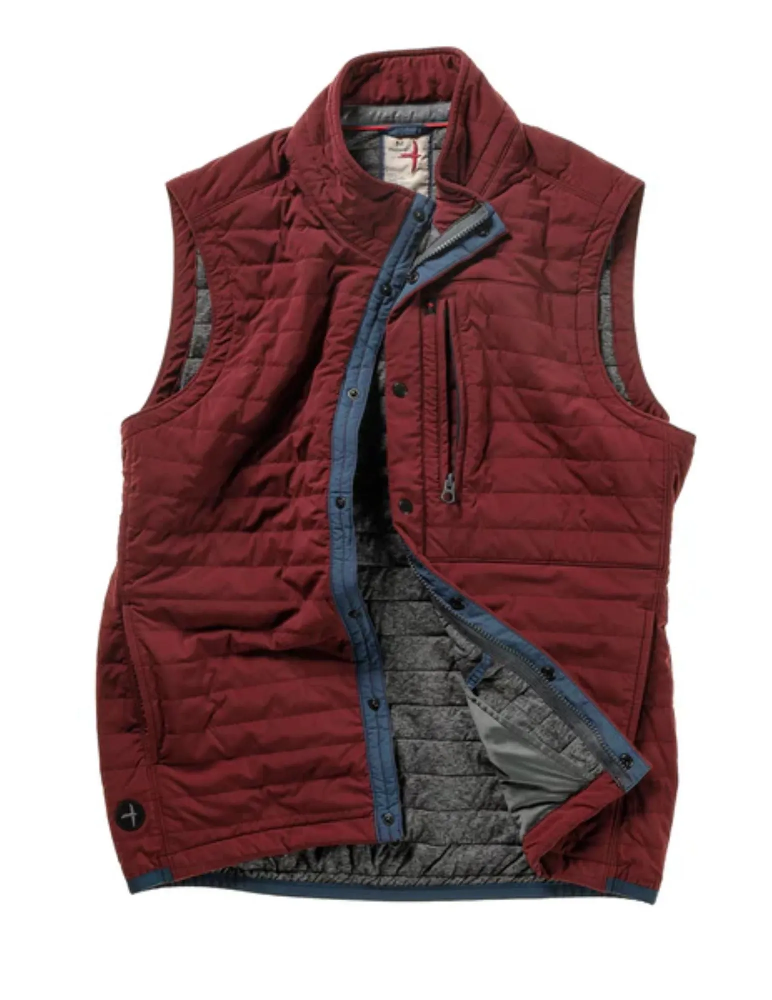 Windzip Vest | Burgundy