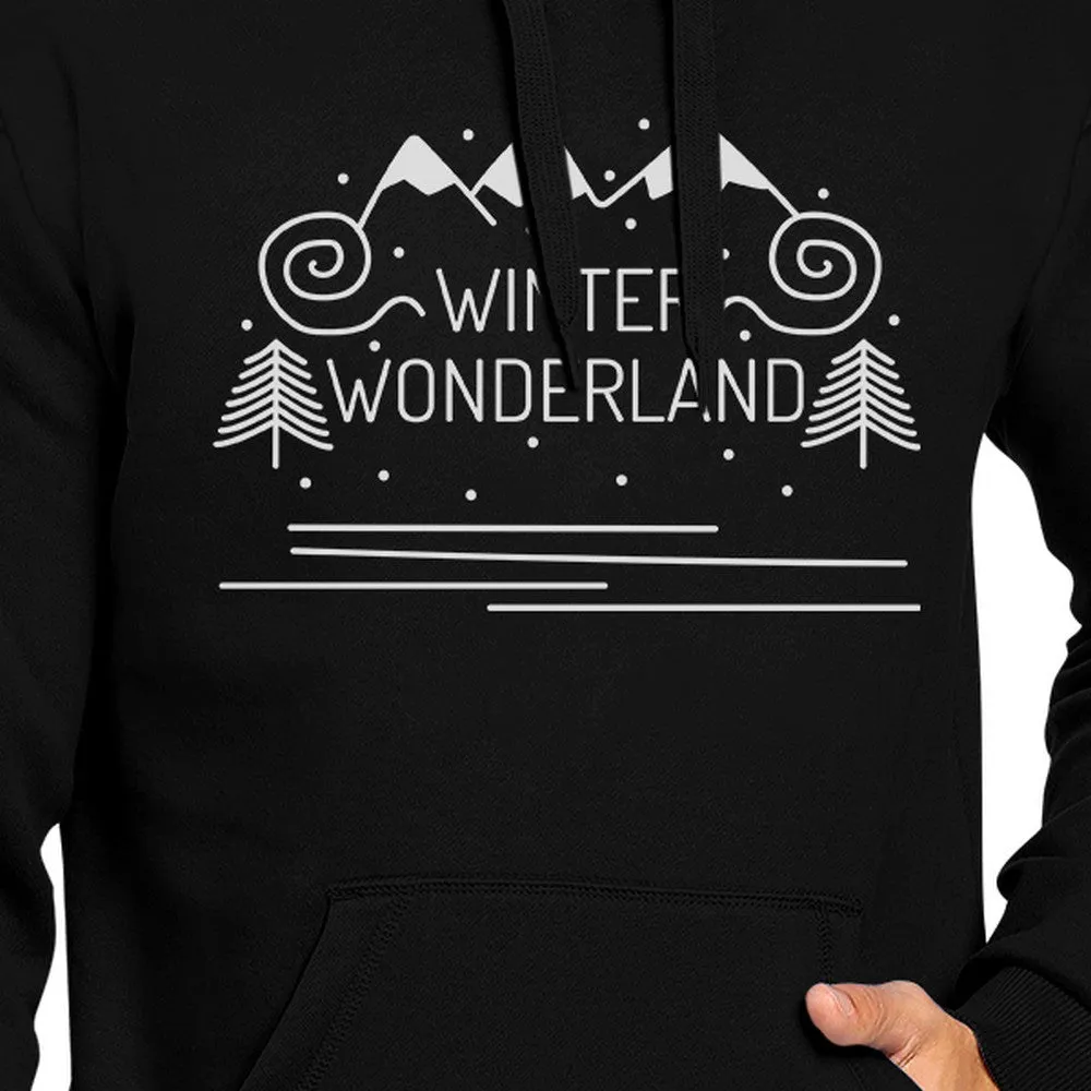 Winter Wonderland Black Hoodie