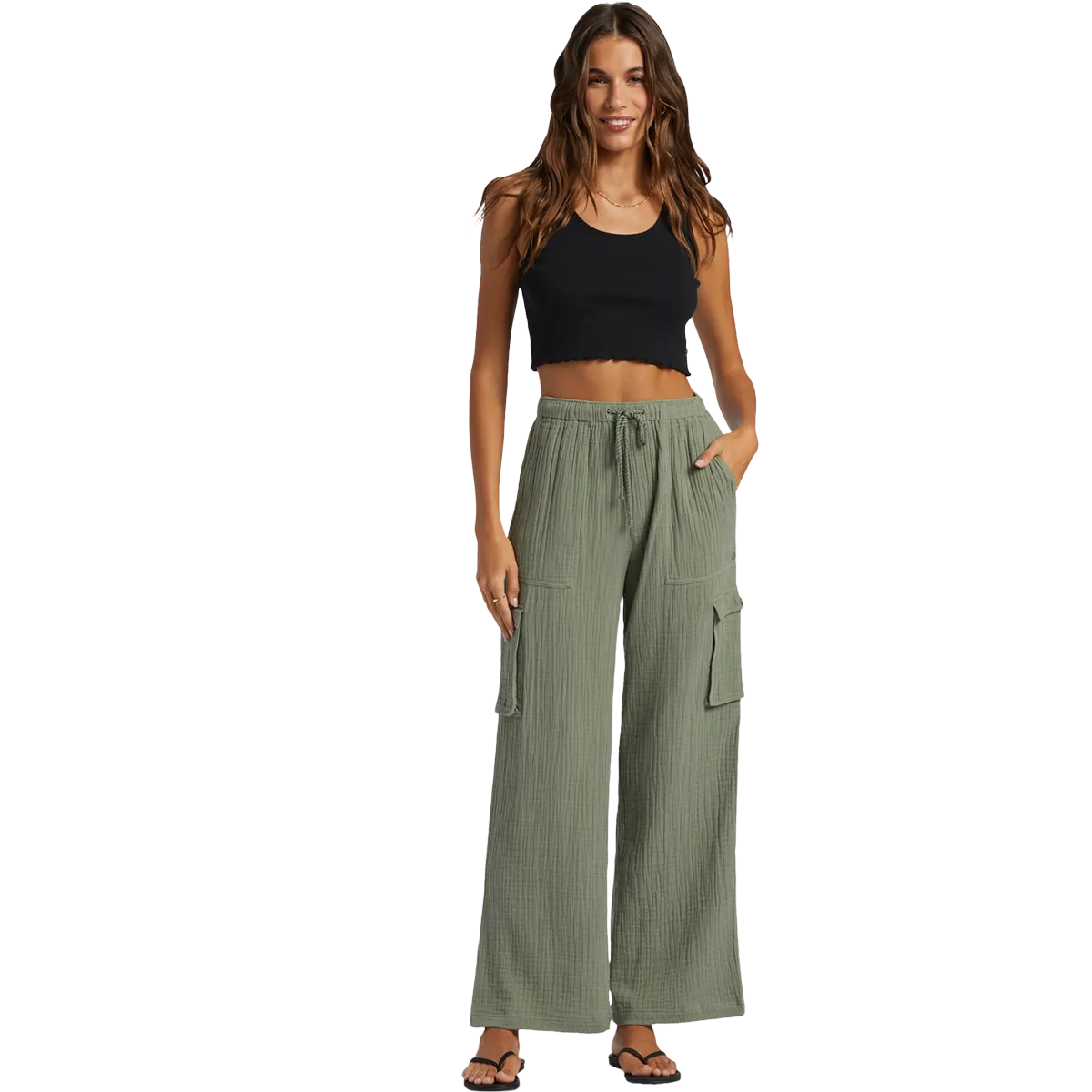 Women's Precious Cargo Beach Solid Pants